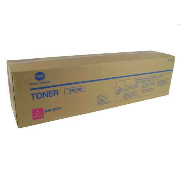 Tóner magenta TN-611M para Konica Minolta C451, C550 y C650